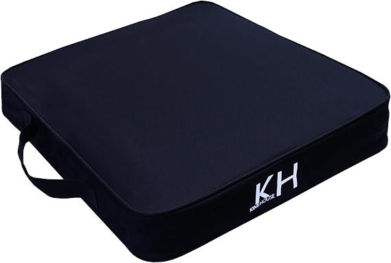 Black Chair Cushion, Stadium Seating for Bleachers, Best for Camping, Bleachers, Sports Events