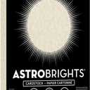 Astrobrights Specialty Parchment Cardstock, 8.5" x 11", 65 lb/176 gsm, Natural (Ivory), 100 Sheets (27427-01)