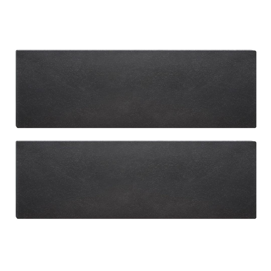Rocaris 2 Pcs 4 X 12 X 1/4 Inch A36 Steel Plate Hot Rolled, Steel Base Plate for Construction Boards, Structure Support, Weldable Square and Industrial