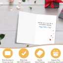 5 x GVMGVM Fathers Day Card for Husband Hubby, Romantic Father's Day Card Gift for Husband From Wife, Heartfelt Happy Fathers Day Cards for Partner, PCS 5