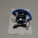 AILIHEN C8 Kids Headphones Wired, OnEar Headphones with Microphone and Volume Control Foldable Corded Stereo 3.5mm Headset for School Teens Smartphones Chromebook Laptop Tablets Travel (Black Blue)