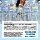 SPLASH REFRESHER Flavored Water Bottles, Acai Grape Flavor - 6-Pack, 16.9 Fl Oz - Refreshing Flavored Bottled Water with Electrolytes - Zero Sugar & Zero Calories, Expiry: 08/05/26