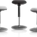 Standing Desk Balance Wobble Stools, Height Adjustable 22-32 Inch for Office and Classroom, Anti-Fatigue Standing Chairs, Ergonomic Stools with Anti-Slip Round Bottom, Black