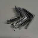 1.5x3x3 Inch Galvanized L Bracket, 8PCS 90 Degree Angle Bracket for Shelf, Iron Corner Brackets for Wood PostShelvesFurniture