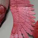 Natelf Pink Flamingo Yard Decorations, Tall Birds Garden Statues and Sculptures, Metal Lawn Art Ornaments for Outdoor Patio Backyard, Set of 2