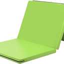 KaRaDaStyle Gymnastics Mat 3-Folding Stretch Mats 71"x31"x2" Exercise Muscle Training Children Play Horizontal Bar Mat Yoga Sports Soundproof Home Use (Green/3-fold)