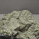 Bed Sheet Set 4 Piece -Full Size-Soft Durable Microfiber Bedding Sheet Set,Deep Pocket,Stain,Fade & Wrinkle Resistant Green and White Pinstripe (Stripe Grass Green)
