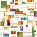 Deco Geo Privacy Window Film by RoomMates, WFM5526SLG