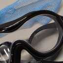 Swim Goggles No Leaking Anti-Fog Pool Goggles Swimming Goggles for Adult Men Women Youth, UV Protection 180 Clear Vision (Black With Clear Lens)