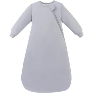 PurComfy Supersoft Baby Premium Bamboo Viscose Long-Sleeve Wearable Sleeping Bag Sack Blanket 1.0 TOG (6-15 Months, Dolphin)