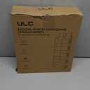 Over The Door Organizer Hanging Storage Shelves 10 Pocket Non-Woven Fabric Wall Mount for Bedroom Bathroom Kitchen (Beige 10 Grids)