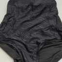 beautyin Women's One Piece Athletic Racerback Swimsuit Slimming Bathing Suit (XX-Large, Solid Black)