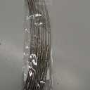 20 Pieces Wire Keychain Cable of 7.8 Inches Stainless Steel Large Key Ring, 2mm Cable Loop Rings for Keyrings, Hanging Luggage Tag, Bag Tag, ID Tag Keepers, Kitchen Utensils