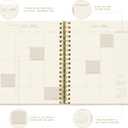 Graphique 2024 Spiral Frosted Cover Planner | 18 Month Organizer July 2023 - Dec. 2024 | Weekly & Monthly Spreads | To-Do & Note List | Reference Tabs | Reminder Stickers | Manifest | 8 x 10