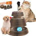 Versatile Transformable Fun Track Ball - Playtime for Cats, Dogs, Raccoons, and More - Interactive Eco-Friendly Pet Toy with Multiple Configurations (P001B)