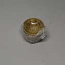 Ramadan Tray with Lid Eid Mubarak Dinner Plate Tray Ramadan Serving Tray Muslim Islamic Dessert Trays Tableware Dessert Metal Platters Candy Storage Container Pastry Dessert Display Holder (Golden)