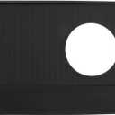 11" x 9" Coffee Mat, Black Coffee Bar Mat for Countertop Anti Slip Hide Stain Pad Silicone Backed Absorbent Dish Drying Mat for 870 880