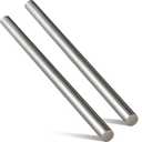 Gisafai 2 Pcs 3/4" Diameter Carbon Steel Round Rod Bar 24" Length Solid Hot Rolled A36 Mild Applied Gear Shaft DIY Models Metal Working for Machining Fabrication