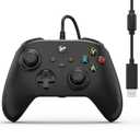 YCCTEAM Wired Controller for Xbox One, Wired Xbox one USB Gamepad Controller Compatible with Xbox One/S/X/PC Windows 10/11 with 3.5mm Headset Audio Jack(Black)