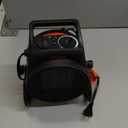 Outdoor Heaters for Patio, 1500W Outdoor Space Heater with 3S PTC Fast Heating, 3-Mode Electric Patio Heater for Greenhouse, Garage, Deck & Patio, Overheat Protection Red