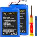 QUALPOW 2PCS 4000mAh PS5/LIP1708 Battery (2025 New Upgrade), Replacement Battery for Sony PlayStation 5 PS5 DualSense CFI-ZCT1W Wireless Controller