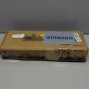 Boswillon Floating Shelves Set of 2, Farmhouse Wall Shelves with Lip, Display Picture Ledge Shelf for Bedroom, Living Room, Bathroom, Kitchen - Walnut (15.7 In)