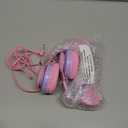 Riwbox Kids Headphones, CT-7S Cat Ear Bluetooth Headphones with LED Light, 85dB Volume Limiting, Over Ear with Microphone for Laptop/ PC/ TV (Pink&Purple)