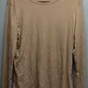 Ficerd 3 Pack Women's Ribbed Long Sleeve Tops, Crew Neck Slim Fit Undershirts Knit Basic Casual Stretch Layering Tee Shirts, XL