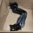 HUANUO Dual Monitor Mount for 2 Monitors up to 32 inches, Each Arm Holds Max 22lbs, Dual Monitor Stand with Advanced System, Height-Adjustable/Tilt/Swivel/Rotate, VESA Standard 75mm or 100mm