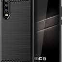 Case for Huawei P30 Case, P 30 ELEL29 ELEL09 Case, Ultra Slim Phone Cover with Shock-Absorption Carbon Fiber TPU Rubber Protective Cases for Huawei P30 Black