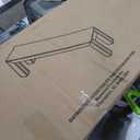 Plank+Beam 60 Inch Dining Bench for Dining Room, Bench for 72 Inch Table Kitchen Dining Seat, Wooden Outdoor Bench, Solid Wood Entryway Bench, Black Wirebrush