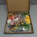 Interchangeable Welcome Sign for Front Door Decoration with 4 Seasonal Wreaths and 14 Holiday Icons, Black Welcome Door Hanger, Rustic Wooden Front Porch Sign Home dcorBlack