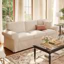 Ektorp 3 Seat Sofa Cover Slipcover Replacement Made for The IKEA Ektorp 3 Seat Sofa Cover, Couch Cover Not Include The Sofa Body,Cool White