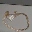 YooAi Rhinestone Belt Sliver Sparkly Crystal Diamond Belt for Women Dresses Wedding Dress Bridal Belt