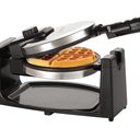 bella Classic Rotating Belgian Waffle Maker with Nonstick Plates, Removable Drip Tray, Adjustable Browning Control and Cool Touch Handles, Stainless Steel