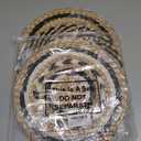 Glenmal 3 Pcs Boho Wall Basket Decor Decorative Bulrush Woven Basket Wall Decor Art Farmhouse Handmade Hanging Baskets with African Design for Living Room Display Table Settings Kitchen Home (Vivid)