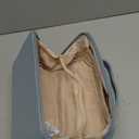 EACHY Travel Makeup Bag, Large Capacity Cosmetic Bag for Women, Waterproof PU Leather, Flat Open Portable Toiletry Bag for Skincare, Brushes & Travel Essentials