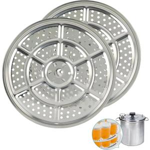 2Pack Stainless Steel Canner Rack - 11-Inch Pressure Cooker Rack for Pressure Canner - Compatible with Presto, All-American and More