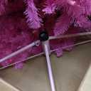 Pink Christmas Tree, 4FT Christmas Tree with Metal Stand, Artificial Pink Tree with 300 Branch Tips, Easy Assembly, for Indoor Outdoor Holiday Decoration