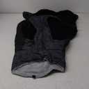 ASENKU Winter Dog Coat,Thick Turtleneck Coral Fleece Jacket for Cold Weather,Comfy Winter Snowsuit for Small Medium Extra Large Dogs (Black)