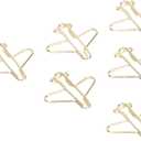 Airplane Shaped Paper Clips, Pack of 100 Portable Anti Electroplating Gold Cute Metal Plane Shaped Bookmark Clips Creative Plane Paper Clips for Home School Office Supplies Wedding