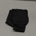 FOLINS&HOME Black Heavy Duty Cloth Napkins Set of 4 - Decorative 17x17 Inch Polyester Napkins with Hemmed Edges, 210GSM, Washable & Reusable for Dinner, Wedding, Party, Banquet & Everyday Use