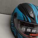 Fashion Kids Motorcycle Helmets Teen Motor-Bike Scooter Biker BMX Four Wheelers Full Face Helmets Boys Girls DOT Approved, Small