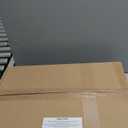 Amazon Basics Stackable and Foldable Clear Shoe Storage Organizer Box, Large, 12-Pack