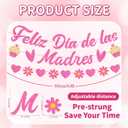 NO-DIY Feliz Dia De Las Madres Decorations, Glitter Feliz Dia De Las Madres Banner Garland, Spanish Happy Mothers Day Decorations Hanging Swirls, Mexican Dia De Las Madres Decoracion Mothers Day Gifts
