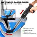 Electric Toilet Plunger for Bathroom, High-Pressure Air Plunger, Heavy-Duty Clog Remover for Toilets, Toilet Drain Unclogger (Ink Black)
