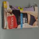 Hanes Women's Underwear Briefs Pack, 6-Pack, Pure Comfort Organic Cotton Brief Panties for Women, Full Coverage (L)