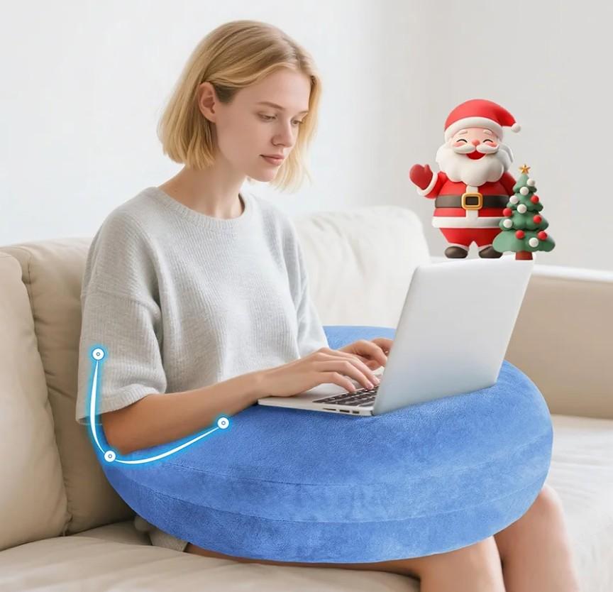 vamorry Gaming Pillow Arm Support Pillow for Bed & Sofa: Ergonomic U-Shaped Lap Pillow with Elbow Rest for Adults & Kids - Reduces Arm Pain & Fatigue During Gaming, Reading, Working & Crocheting