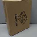 Snackle Box Container with Sealed Lid  Portable BPA-Free Snack Box with Foldable Handle, Divided Serving Tray for Fruit, Candy, Nuts & Veggies  Perfect for Travel, Picnic, Beach & Party 11.8" x 8.8" (Blue)