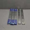 10 inch Drawer Slides 4 Pairs (8pcs) Soft Self Close Full Extension Ball Bearing Drawer Rails Side Mount Metal Dresser Runners for File Cabinet Trash Can Kitchen Wardrobe Glides 10" 100 LB Capacity